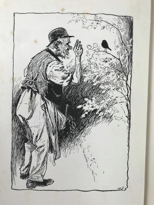 1896年 苏利文《火焰花及其他故事》 作者亲绘约百幅插图 漆布精装32开 商品图2