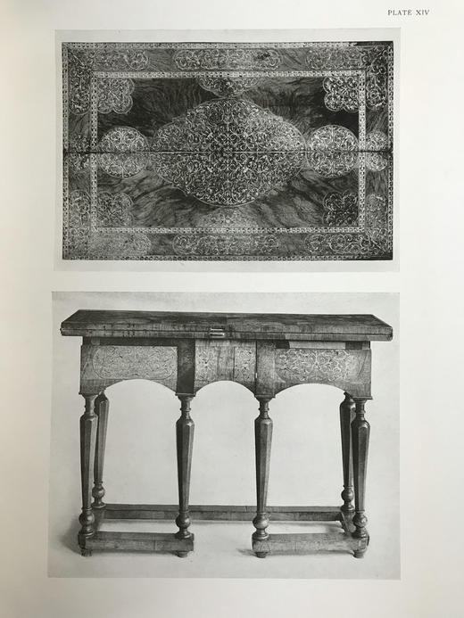 1923年 英国老胡桃木与漆器家具图集 40幅插图 漆布精装大16开 商品图10