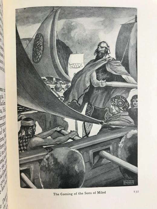 1927年 凯尔特神话与传说 46幅插图 漆布精装大32开 商品图14