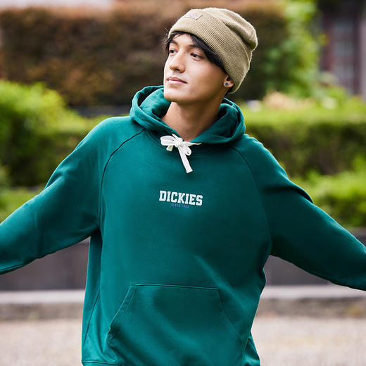 Dickies后背印花休闲连帽毛圈美式卫衣宽松 男女情侣简约百搭 DK0A87FE Y 商品图7