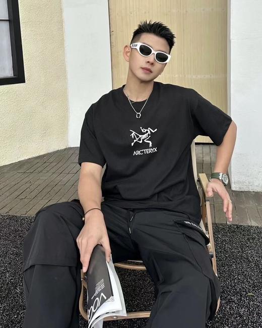 点此购买 始祖鸟春夏季男士有机棉短袖T恤 xj 340672 商品图4