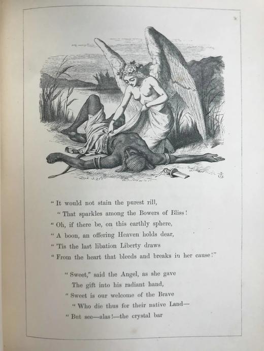 1868年 托马斯·摩尔《拉拉·露哈》 约翰·坦尼尔69幅插图 漆布精装18开 商品图9