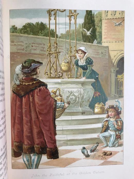 约1900-1910年代 小拇指及其他格林童话 配精美彩色插图 精装18开 商品图7