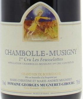 Domaine Georges Mugneret-Gibourg Chambolle-Musigny 1er Cru Les Feusselottes慕吉酒庄香波慕西尼福塞洛特一级园红葡萄酒2022