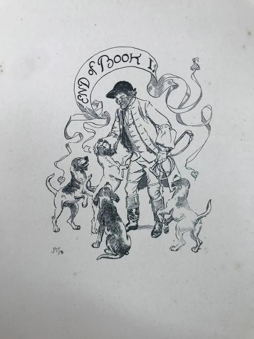 1896年 威廉·萨默维尔《追逐》 休·汤姆森约10余幅精美插图 漆布精装大32开 商品图6