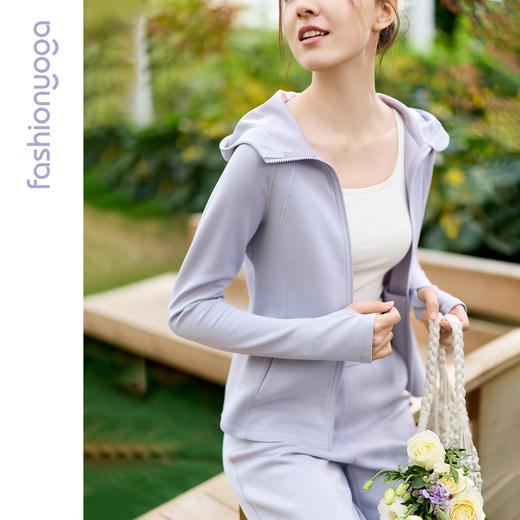 F16801休闲气质连帽外套 商品图5