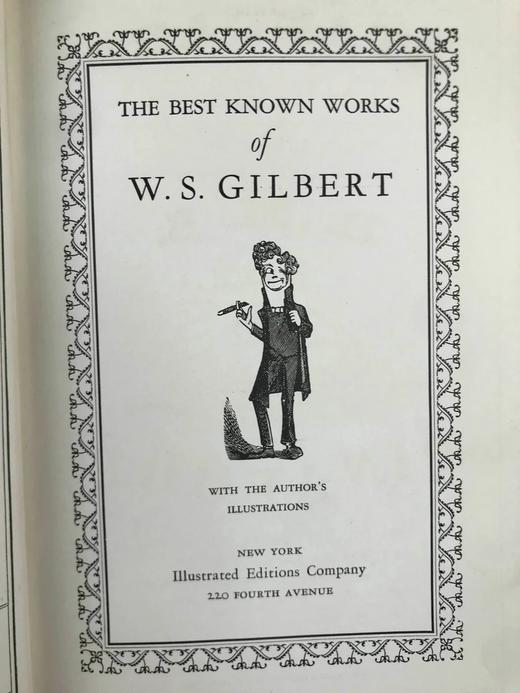 1932年 威廉·施文克·吉尔伯特作品集 作者亲绘大量插图 漆布精装32开 商品图2