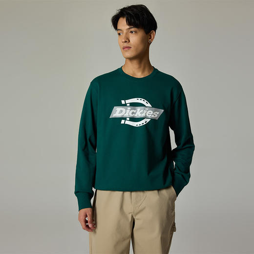 Dickies男士胸前LOGO印花圆领卫衣 休闲百搭卫衣男女同款 DK0A868F Y 商品图0