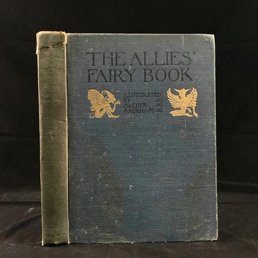 约1910~1920年代 协约国童话集 鬼才拉克姆12幅彩色与大量黑白文间插图 漆布精装大32开 商品图0
