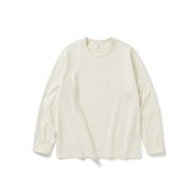 WHEELS and WIND 男女日本帝人机能性吸湿速干华夫格长袖圆领T恤