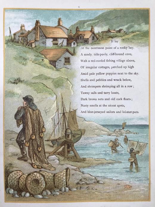 约19世纪后期 尤因《蓝与红》 安德烈32页彩色插图 精装18开 商品图6