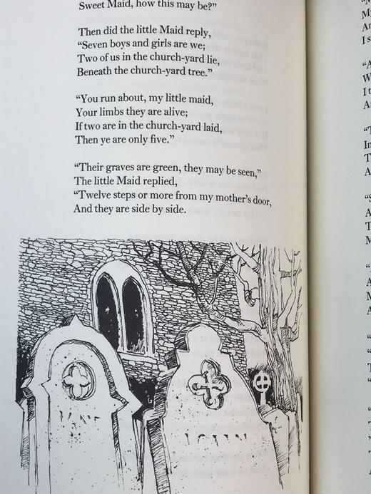 限量版！华兹华斯，柯勒律治《抒情歌谣集》 配插图 富兰克林图书馆豪华皮装本 商品图8