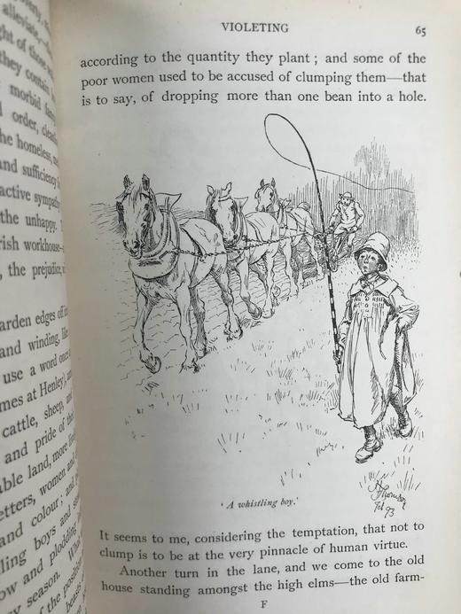 1893年 玛丽·米特福德《我们的村庄》 休·汤姆森100幅插图 漆布精装32开 商品图13
