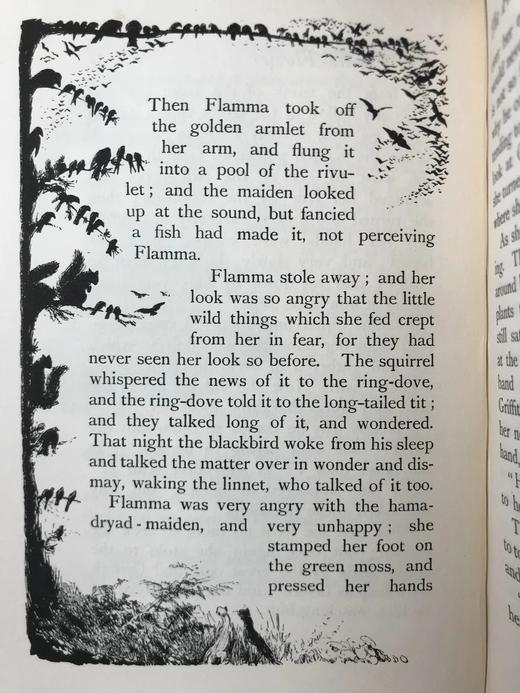 1896年 苏利文《火焰花及其他故事》 作者亲绘约百幅插图 漆布精装32开 商品图14