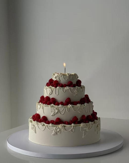 【高级氛围感树莓table cake 多层蛋糕】复古风满满～
适合各个场景的红色系蛋糕 商品图2
