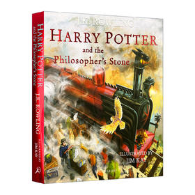哈利波特与魔法石 插图平装版 英文原版 Harry Potter and the Philosopher’s Stone Illustrated Edition JK罗琳 英文版进口书