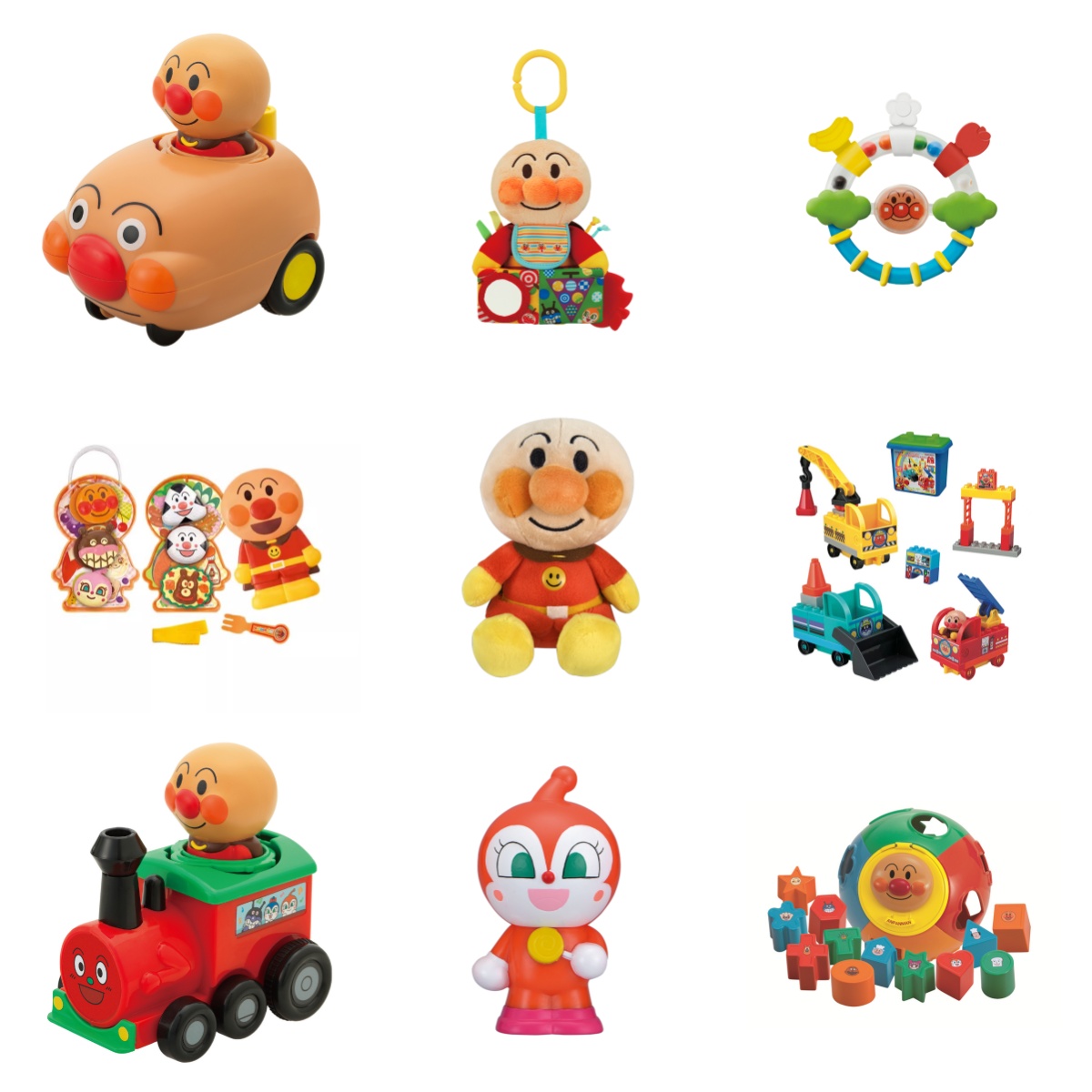 ANPANMAN面包超人 |合集| 玩具面包店披萨冰淇淋汉堡工坊厨房儿童过家家抱枕捏捏玩具TC