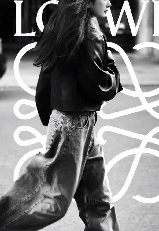 杨幂同款爆款LOEWE弯刀牛仔裤 商品图13