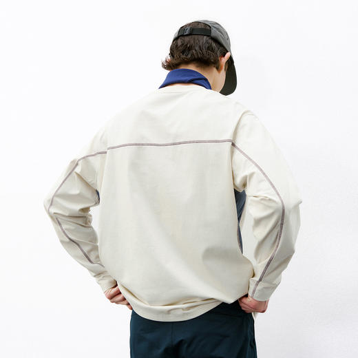 714street吸湿速干抗菌长袖 2026春夏国潮圆领凉感防晒情侣T恤男 商品图2