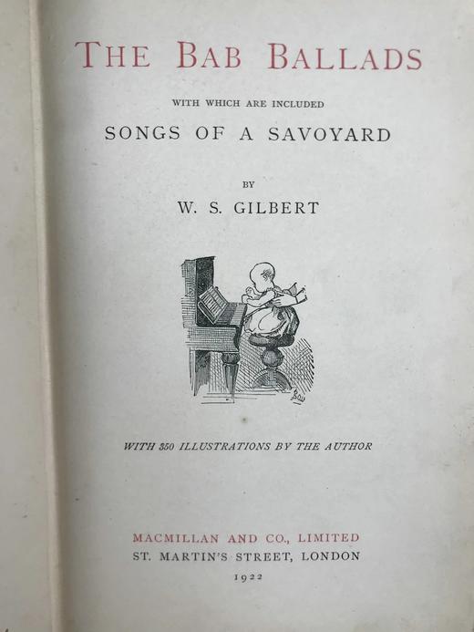 1922年 巴布民谣集 作者亲绘350幅插图 漆布精装32开 商品图2