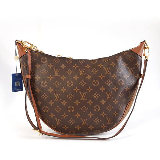 【98新】LV路易威登LOOP HOBO手袋M46311老花拼色款LOOP HOBO大月亮单肩斜挎包女士230226NJM01 商品图4