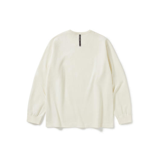 WHEELS and WIND 男女日本帝人机能性吸湿速干华夫格长袖圆领T恤 商品图2