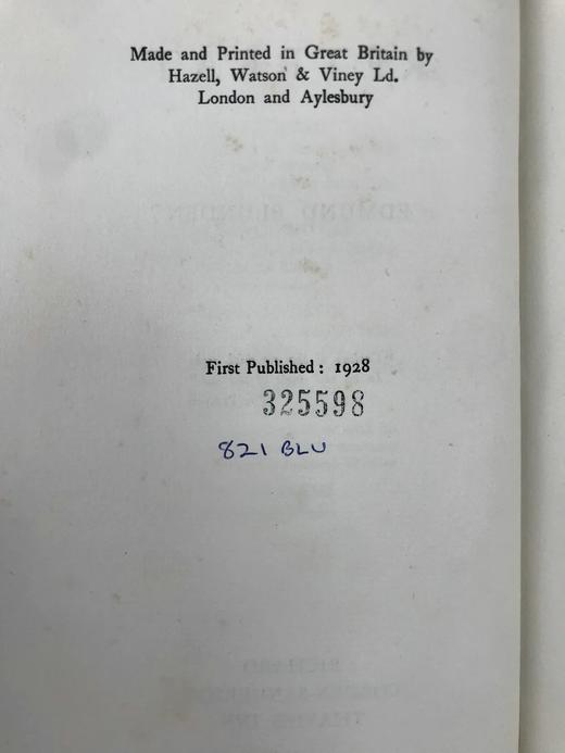 1928年 布伦登《撤退》 布面精装18开 商品图3