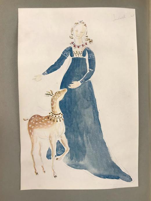 插图家签名本！1936年 莎士比亚《罗密欧与朱丽叶》 奥利弗·梅塞尔彩色手工贴图 精装大16开 商品图3