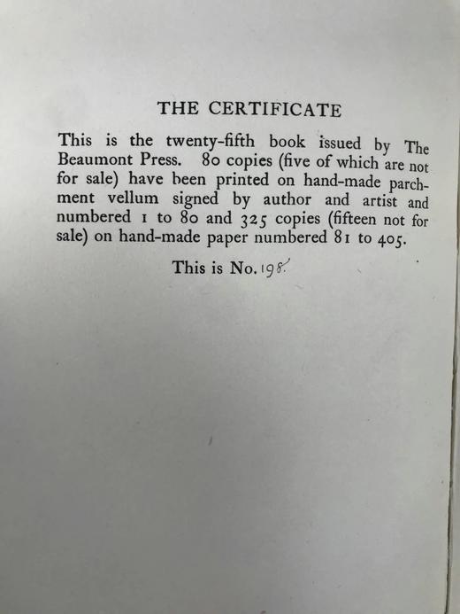 限量签名本！1930年 布伦登《夏日遐想》 施瓦贝4幅插图 布脊精装18开 商品图2