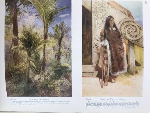 1924年 大英帝国图集 32幅彩色26幅黑白插图 漆布精装16开 商品图13