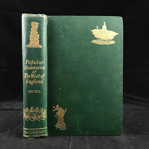 1923年 英格兰西部民间传奇 克鲁克香克2幅插图 漆布精装32开 商品图0