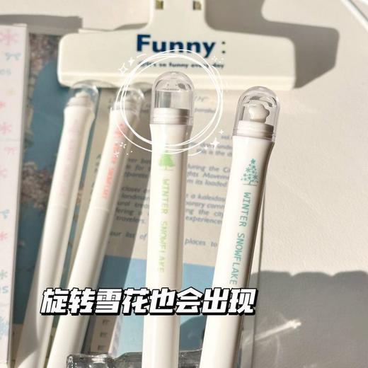 【开学季❗️雪花创意中性笔套盒】开学季ins风高颜值，学生考试速干刷题笔，字迹清晰，速干成型！开学季学生考试中性笔刷题笔0.5黑笔笔芯顺滑水笔L 商品图3