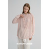 MAISON CECILE 两色|莱赛尔醋纤透气凉爽优雅随性不规则荡领衬衫 商品缩略图2