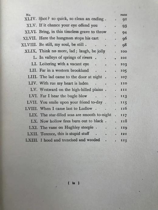 1908年 豪斯曼《西罗普郡少年》 8幅彩色插图 布面精装32开 商品图6