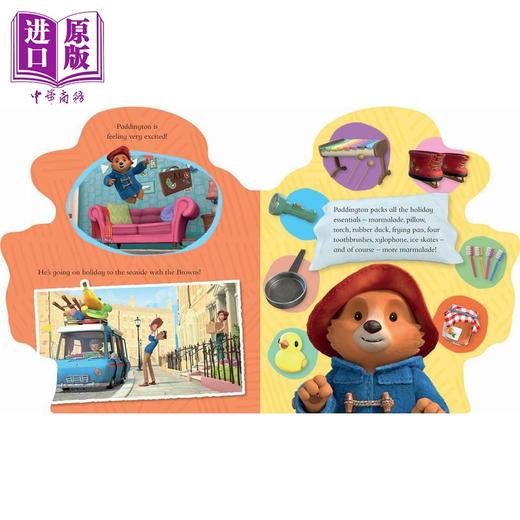 预售 【中商原版】The Adventures of Paddington 帕丁顿熊历险记系列7册 英文原版儿童绘本故事图画书 3-6岁 Paddington's Holiday 商品图3