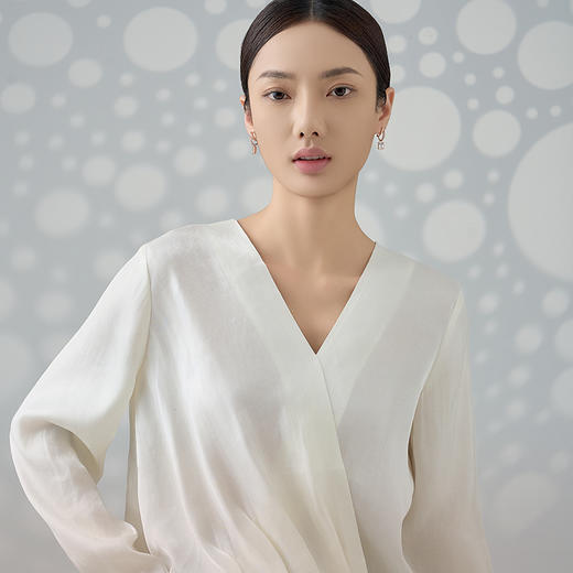 方糖双环耳环-金BRS-192 商品图2