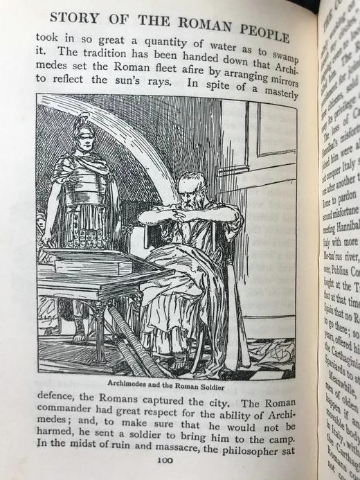 1914年 罗马人的故事 数十幅插图 全真皮精装35开 商品图12