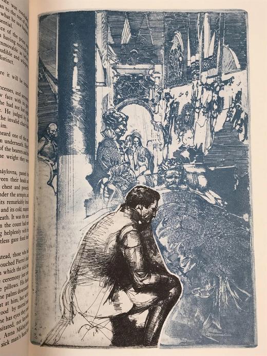 限量版！列夫・托尔斯泰《战争与和平》 配插图 富兰克林图书馆豪华皮装本 商品图6