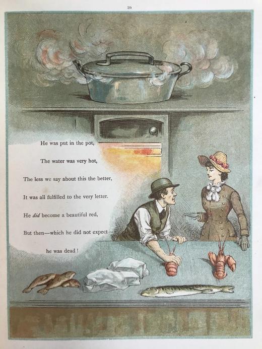 约19世纪后期 尤因《蓝与红》 安德烈32页彩色插图 精装18开 商品图9