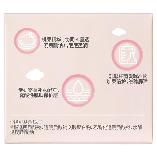 润本（RUNBEN）儿童面霜宝宝婴儿擦脸油身体保湿霜 润本小桃喜保湿霜55g（轻润型） 商品图6