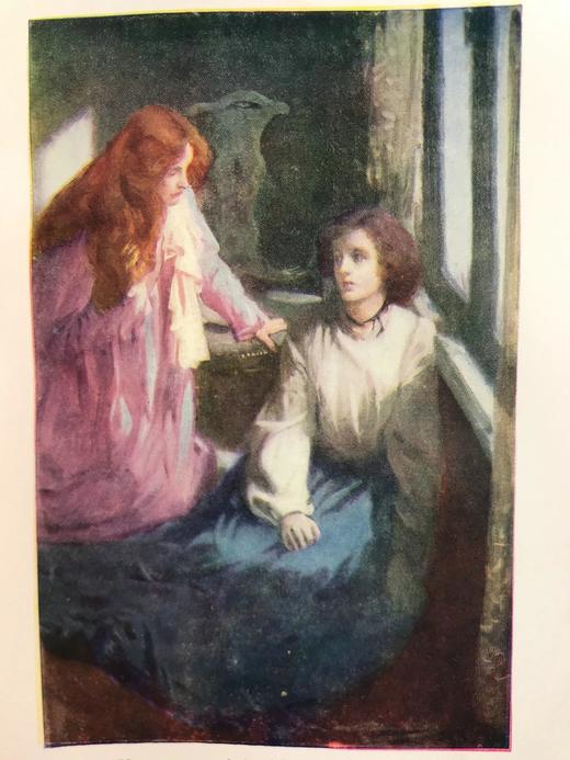 约20世纪早期 安妮·卢卡斯《莉奥妮》 8幅彩色插图 漆布精装32开 商品图8