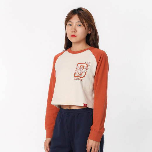 Dickies卫衣 女式印花短款插肩袖毛圈布舒适圆领卫衣 DK0A87CM 商品图6