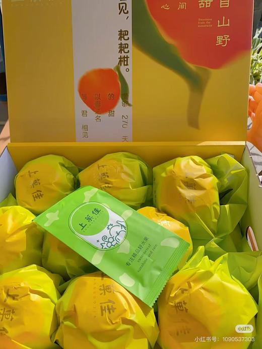 周三取货：【上菓佳春见礼盒】一箱毛重8斤左右，皮薄多汁，超嫩，超水！！ 商品图2