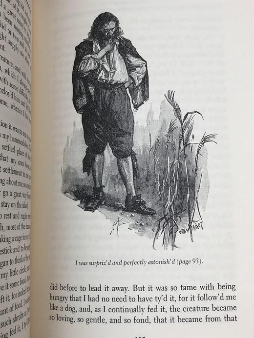 限量版！丹尼尔・笛福《鲁滨逊漂流记》 配插图 富兰克林图书馆豪华皮装本 商品图10