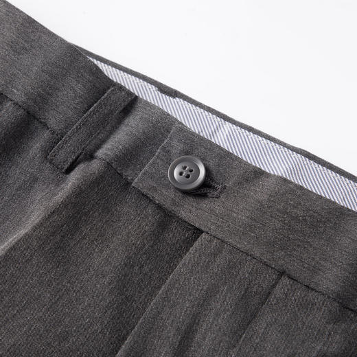 【瞬间凉感】圣得西高级垂坠感西裤2026男款春季修身商务绅士长裤 商品图10