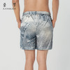 颠覆丹宁』桑罗复古牛仔印花短裤桑蚕丝男女同穿2026新款 商品缩略图3