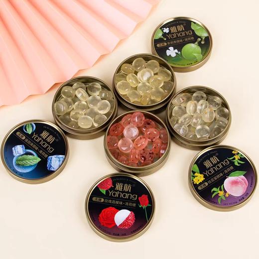 无糖玫瑰荔枝味润喉糖50g 商品图0