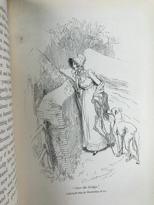 1893年 玛丽·米特福德《我们的村庄》 休·汤姆森100幅插图 漆布精装32开 商品图3