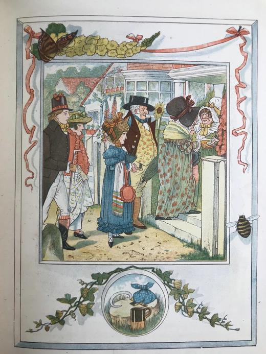1882年 布卢姆菲尔德《收获节》 克鲁克香克48页彩色插图 精装16开 商品图14