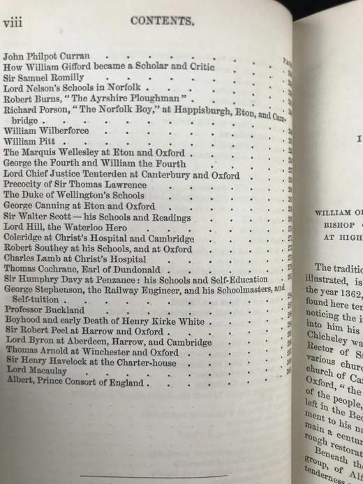 约19世纪后期 英国名人的学生时代 16幅插图 全真皮精装64开 商品图5